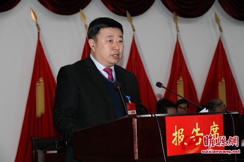 县政协主席张振华代表十二届县政协常委会作工作报告